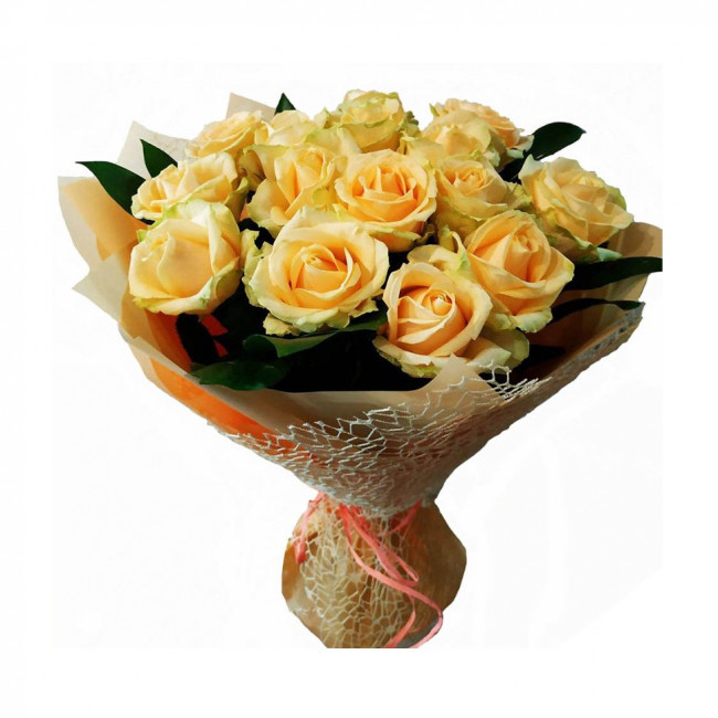 Букет цветов "Персиковое настроение"